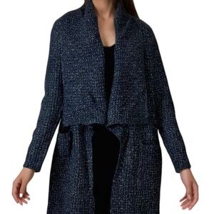 Women's Black Open Front Cardigans